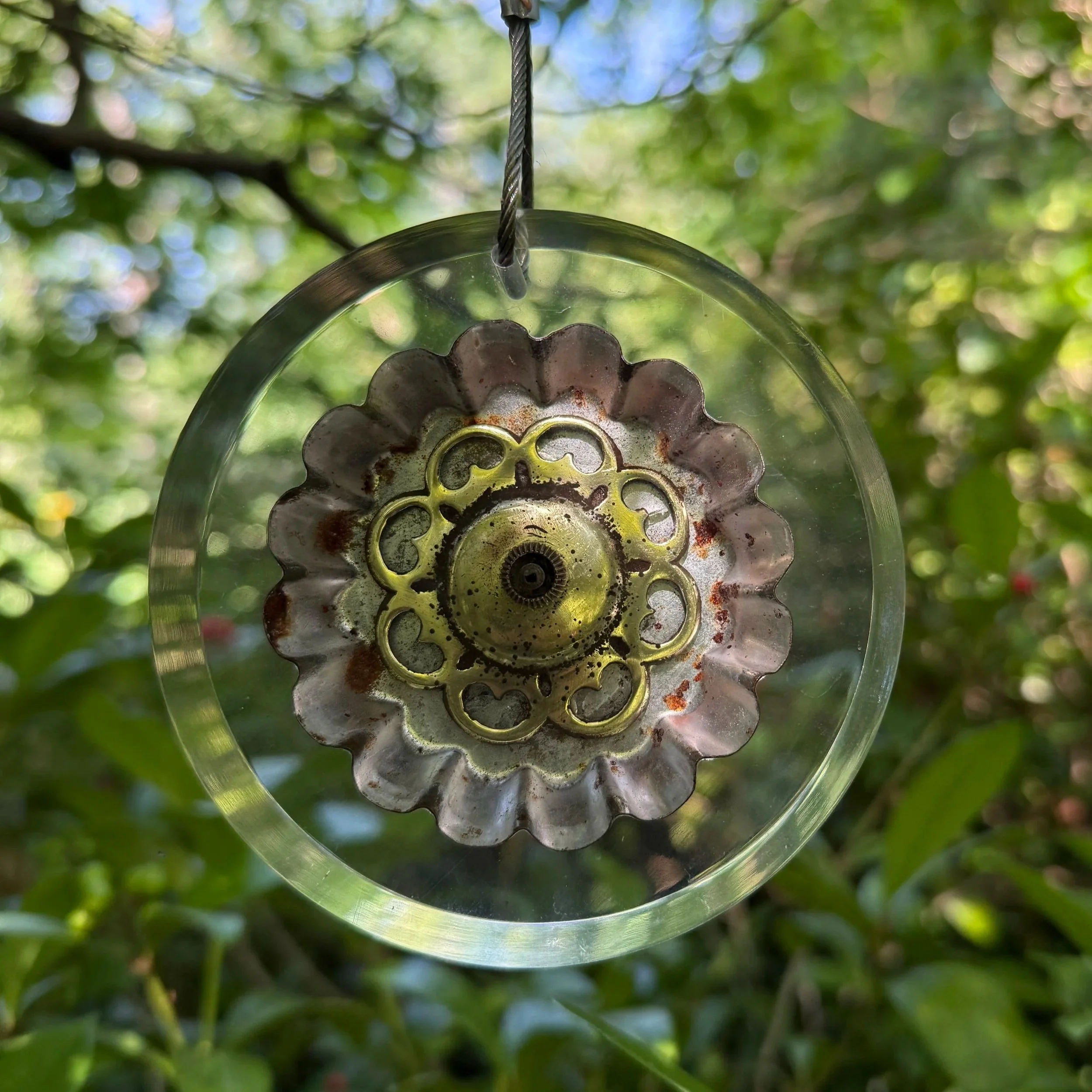 'Tin & Brass Flower' by Sophie Marsham