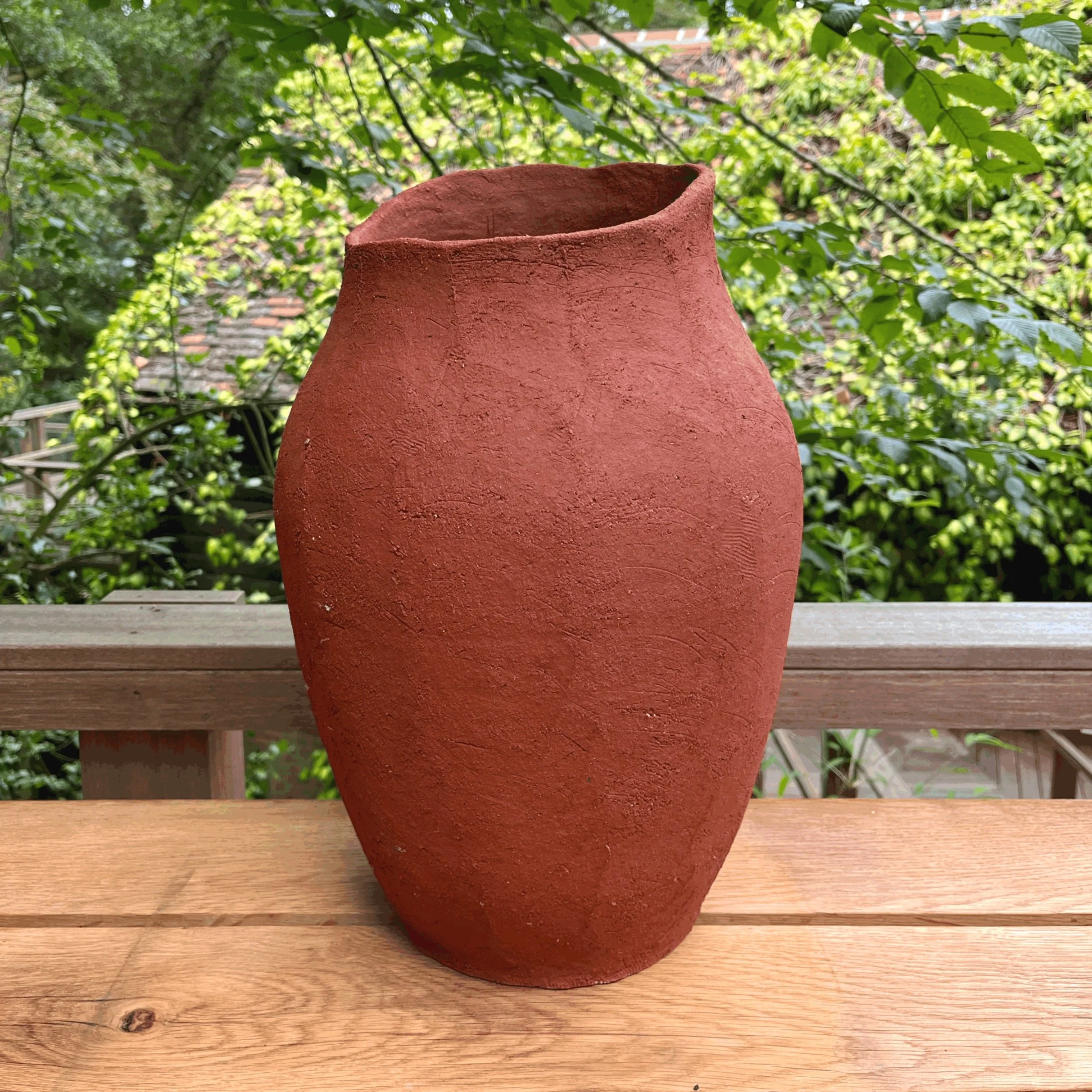 'Red Floor Vase' by Naja Utzon Popov