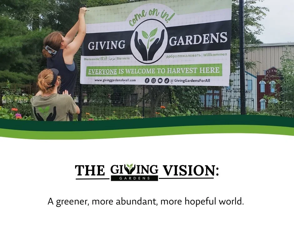 Our vision for the future is "a greener, more abundant, more hopeful world." 🌱

Every day we work hard to turn this vision into a reality. And every season, we get closer by growing more gardens! We can't wait for what this season brings. 