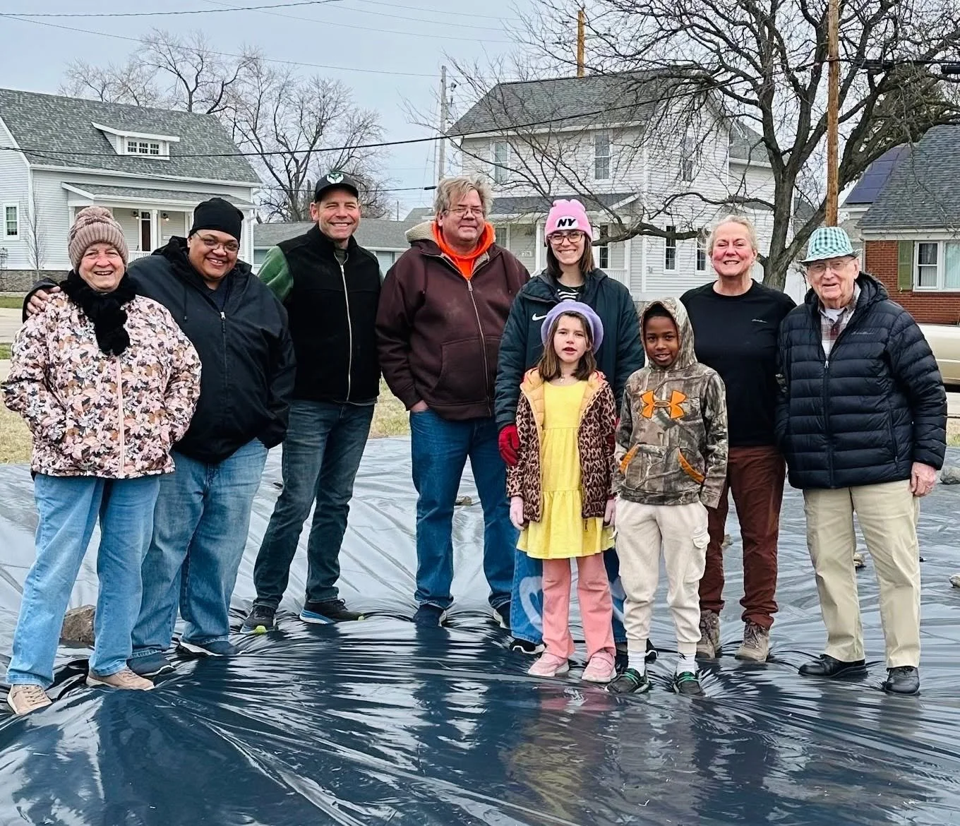 There is a giving garden in Morton, Illinois!  We met with Tracey and her team of aspiring giving gardeners at Community United Church of Christ to begin the conversion of a useless section of lawn into a gift for their neighborhood and community.  W