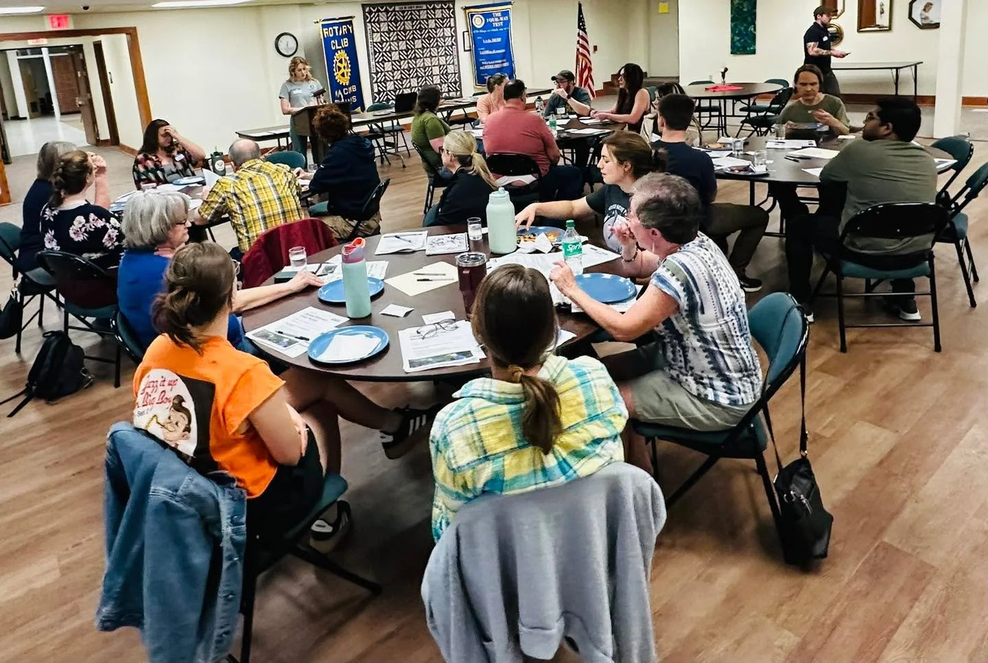 The Giving Gardens hosted a training for our garden stewards on Thursday evening.  Each team of garden stewards takes the lead in managing one of our public access gardens in McDonough County.  Shout out to Whitney for creating and leading the traini