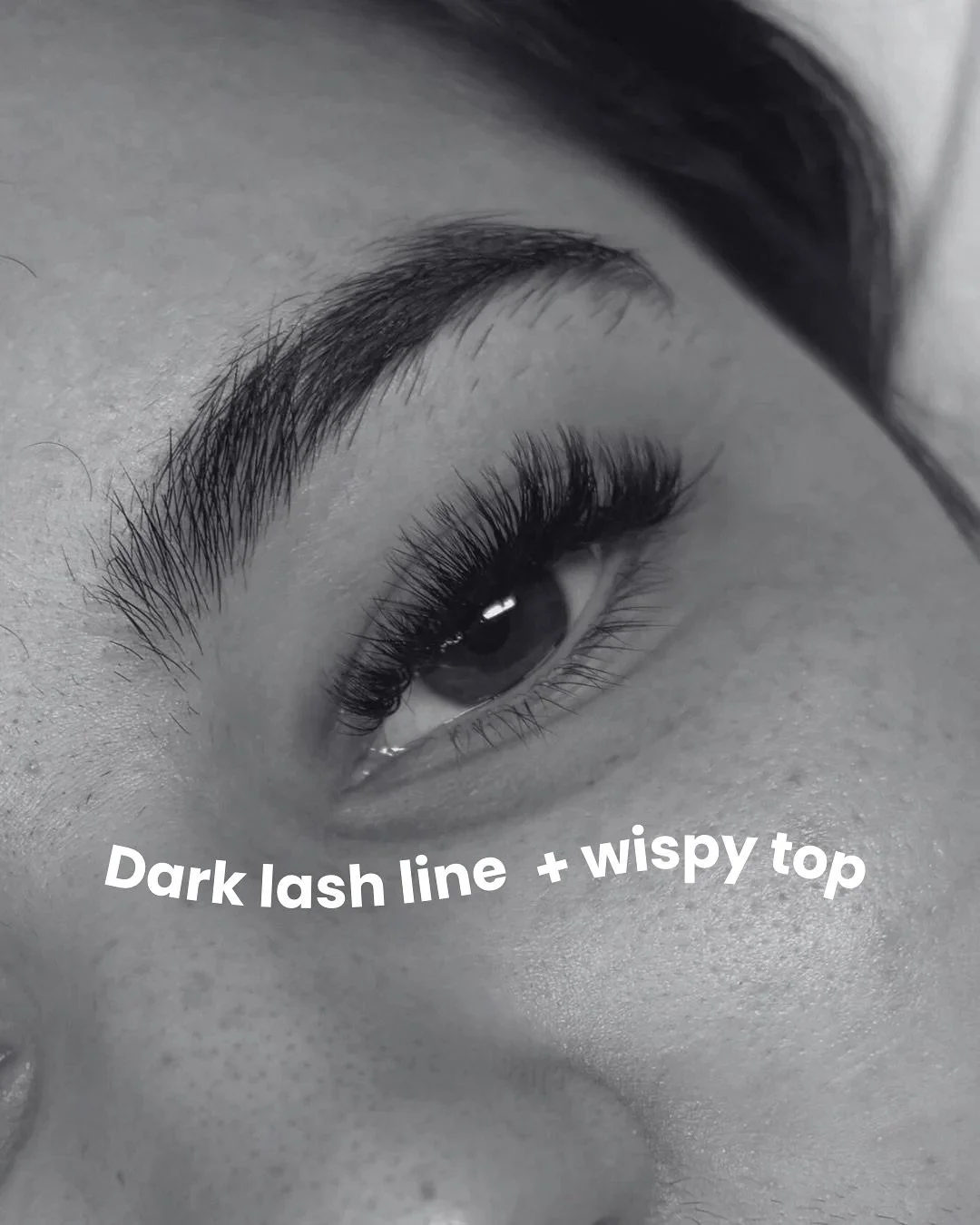 One of my favorite requests - dark lash line + wispy top 🦢🖤

⚡️book appointments through link in bio ⚡️

#chicoca #chicolashes #fyp