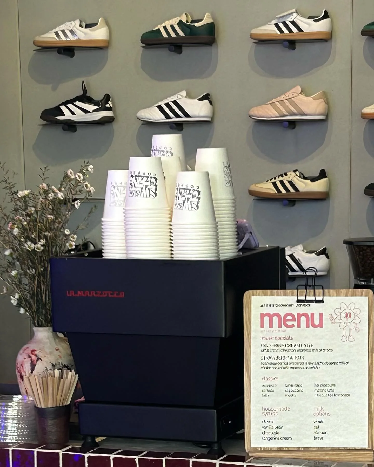 Throwing it back to such a sweet event we did with @shoepalace &amp; @adidas for International Women&rsquo;s Day. 
Strawberry Milks all around !!