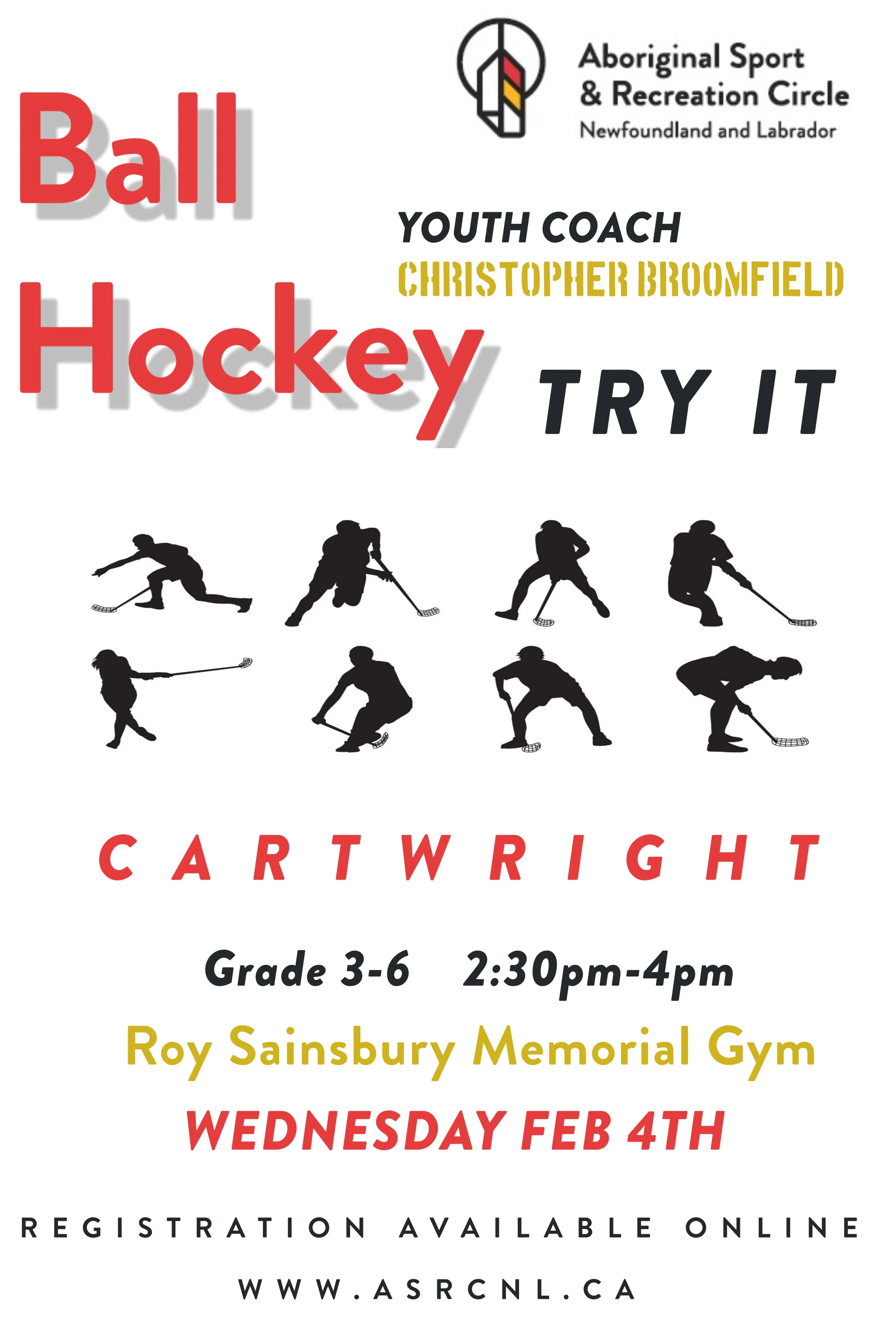 Ball Hockey Try It- Cartwright, NL