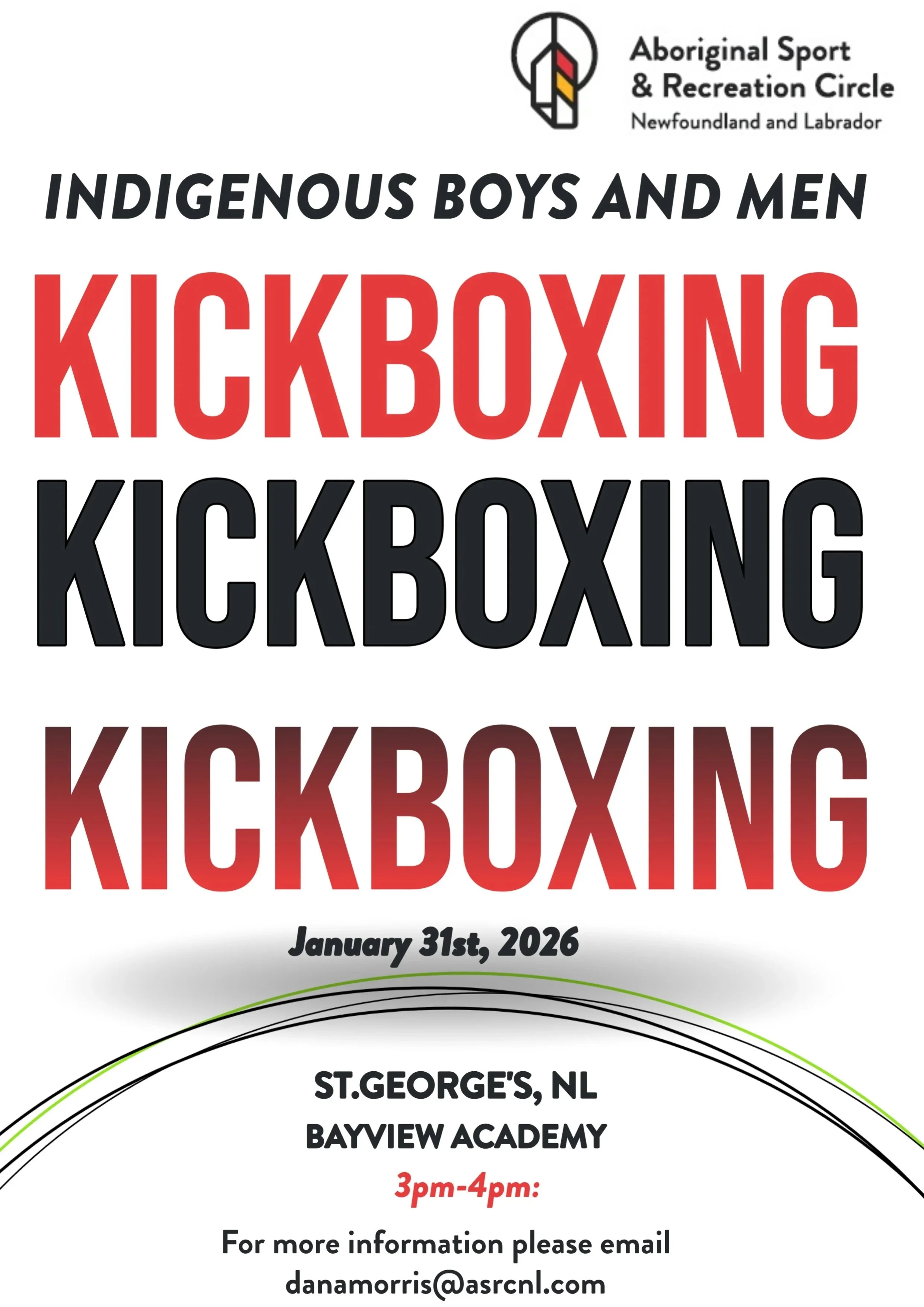 *POSTPONED*Try It-Kickboxing Indigenous Boys and Men