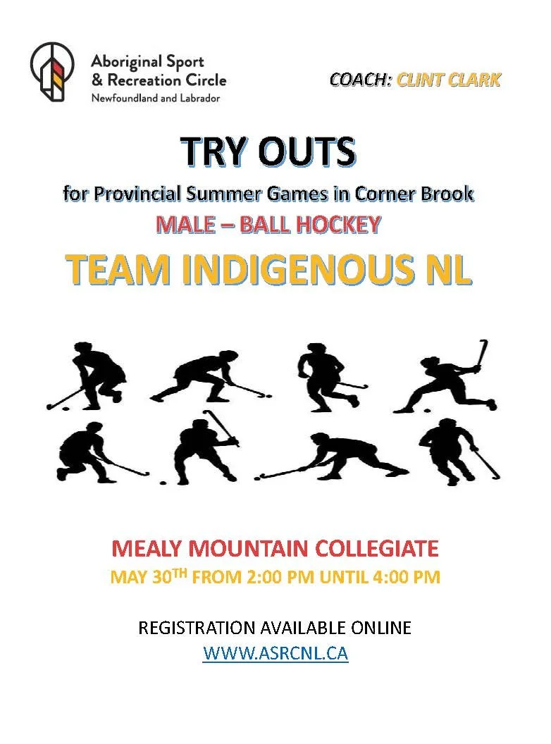 TRYOUT FOR TEAM INDIGENOUS NL