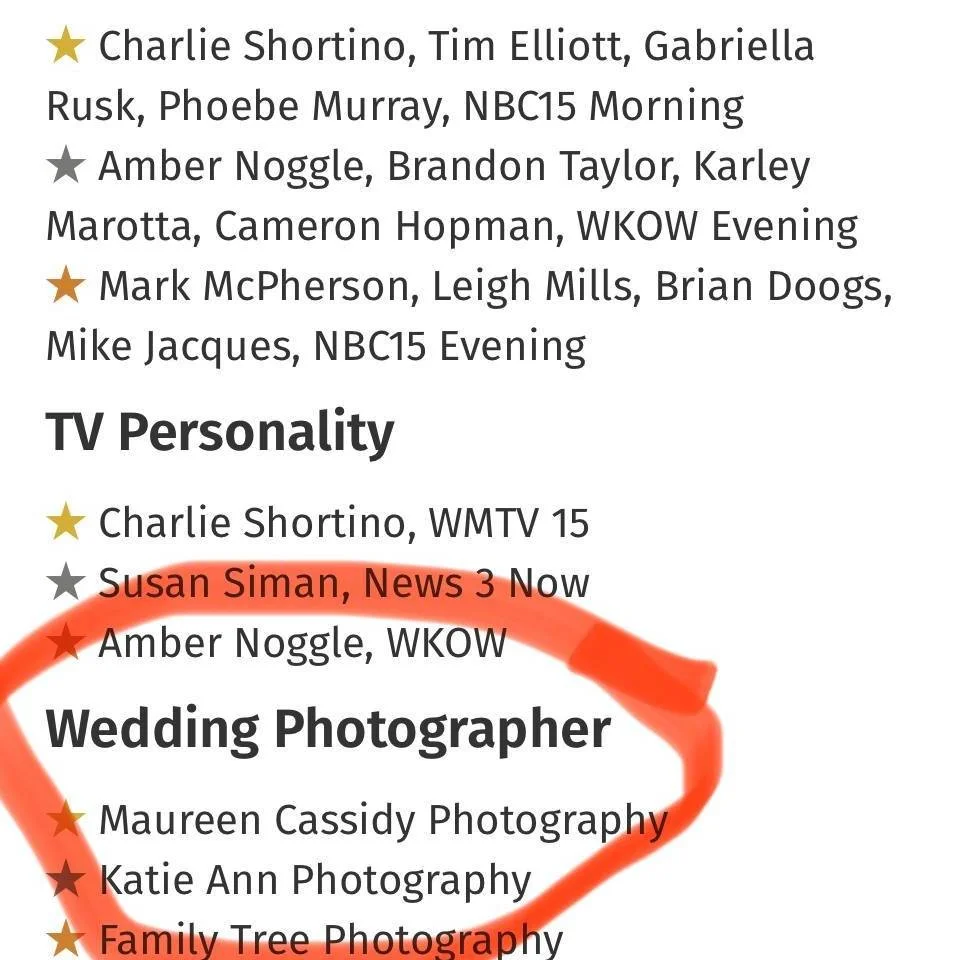 🥇✨ I WON GOLD! ✨🥇

I&rsquo;m beyond thrilled and deeply grateful to be named #1 Wedding Photographer in Madison Magazine&rsquo;s Best of Madison 2025!

Thank you to everyone who has trusted me with their wedding day and those of you who voted. You 