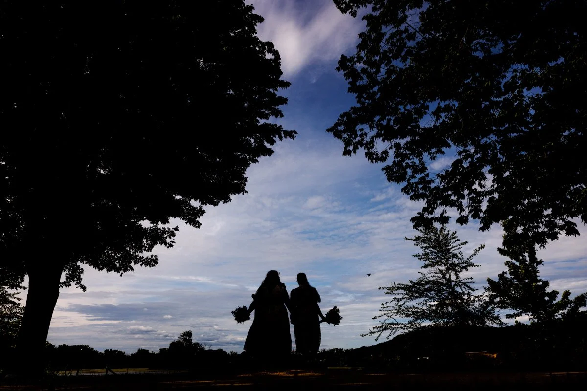 lgbtqia+ weddings brides get married at a nature center