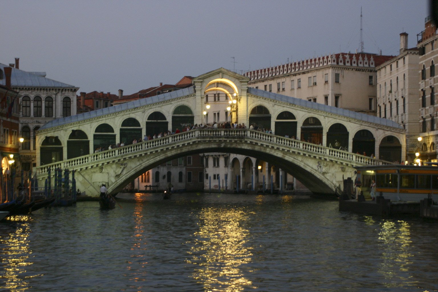 Rialto Bridge at Dusk — Venice, Italy