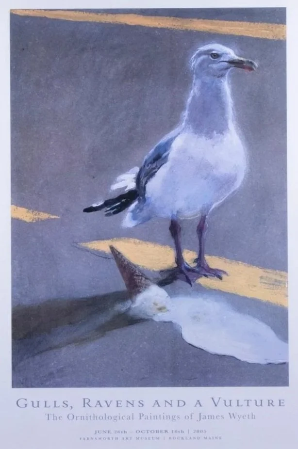 Framed Jamie Wyeth Farnsworth Exhibition Poster