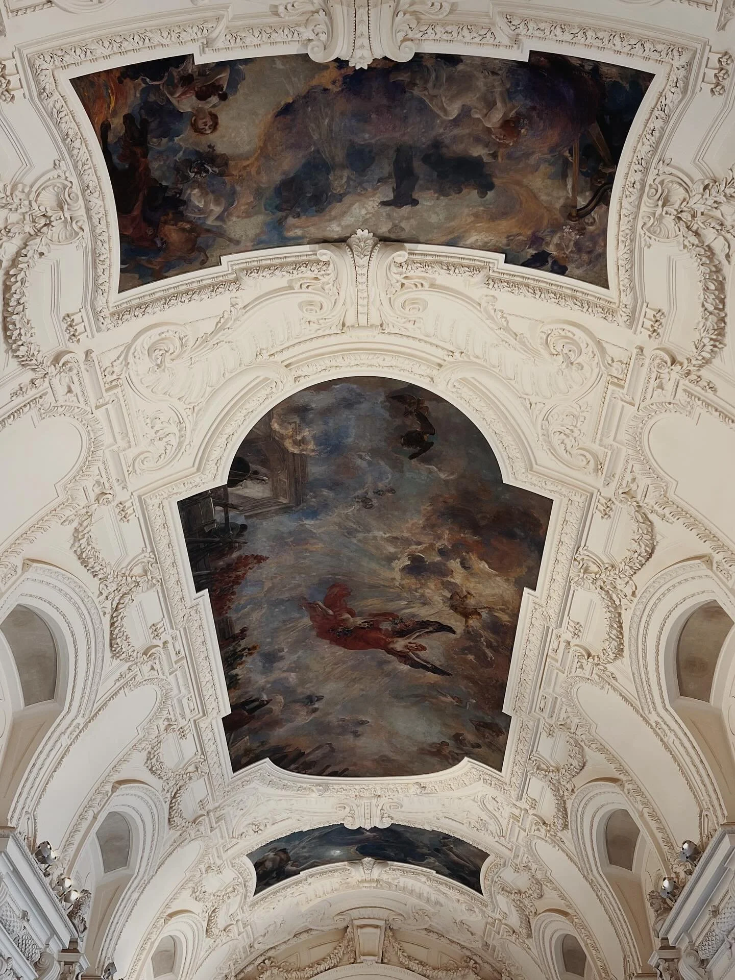 Across the way, one of my favourite buildings in the world ~ Le Petit Palais ~ holds an enchanted kind of grandeur. The Belle &Eacute;poque ceiling frescoes carry a radiance that feels almost alive. 

I return every time I&rsquo;m in Paris. It&rsquo;