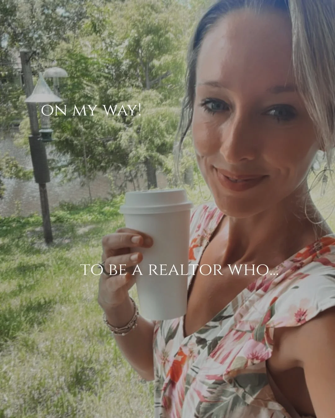 The day I passed my real estate exam, I made a few promises to myself:

That I would do things MY way, not the way the real estate industry said I should.

That I would HELP people with their real estate goals rather than SELLING them houses (I'm not
