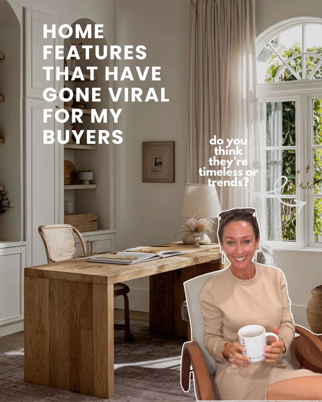 Remember when oak cabinets were everywhere? 

Or when millennial gray took over every listing?

These are the home features my buyers are loving right now.

The question is...will they stick around, or will they become quintessential 2020s trends? 👀