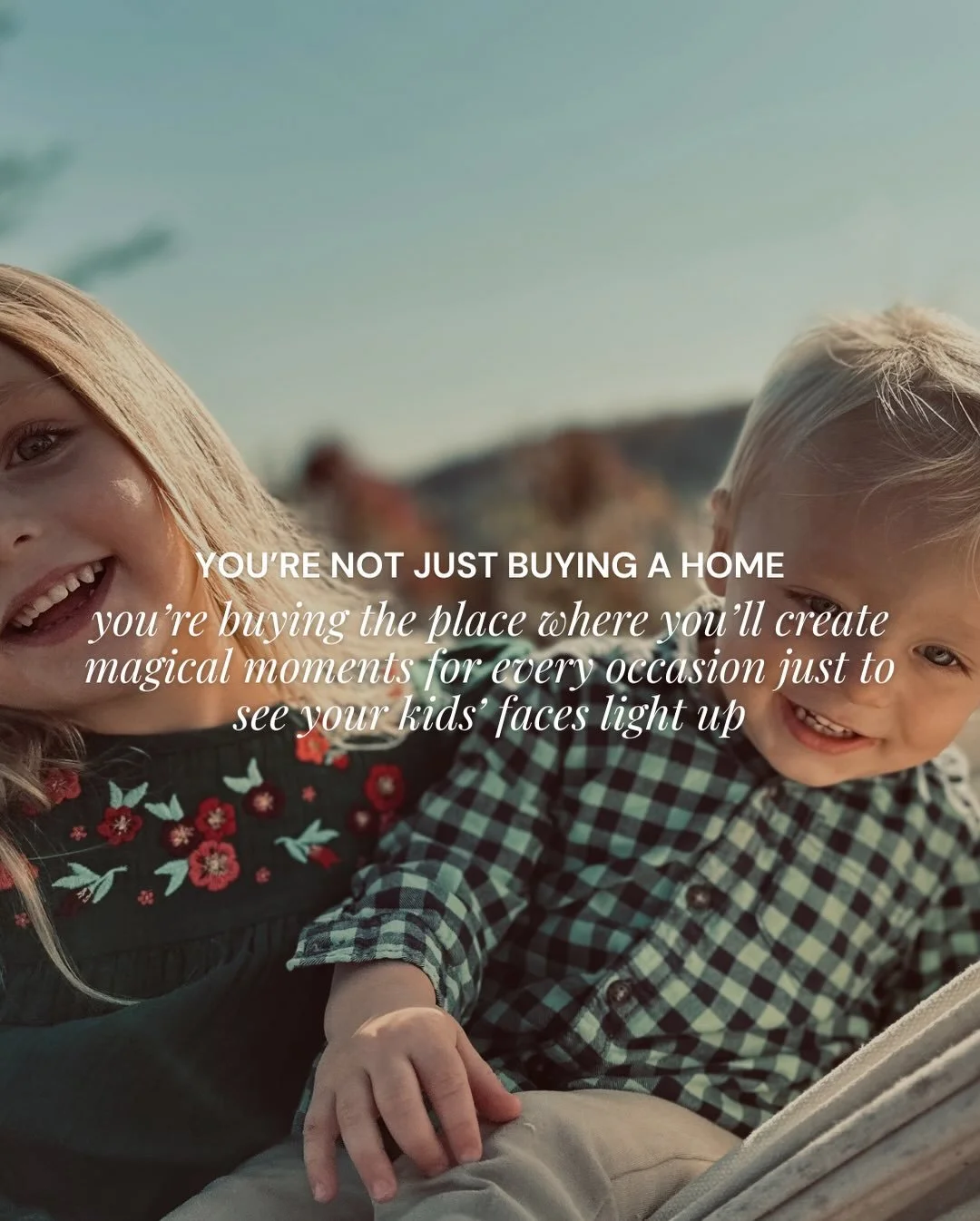 if there's one thing I've learned in my 11.5 years of experience as a real estate agent, it's this: 

buying a home isn&rsquo;t really about the house

it&rsquo;s about the life that's lived inside it

the everyday moments
the seasonal traditions
and
