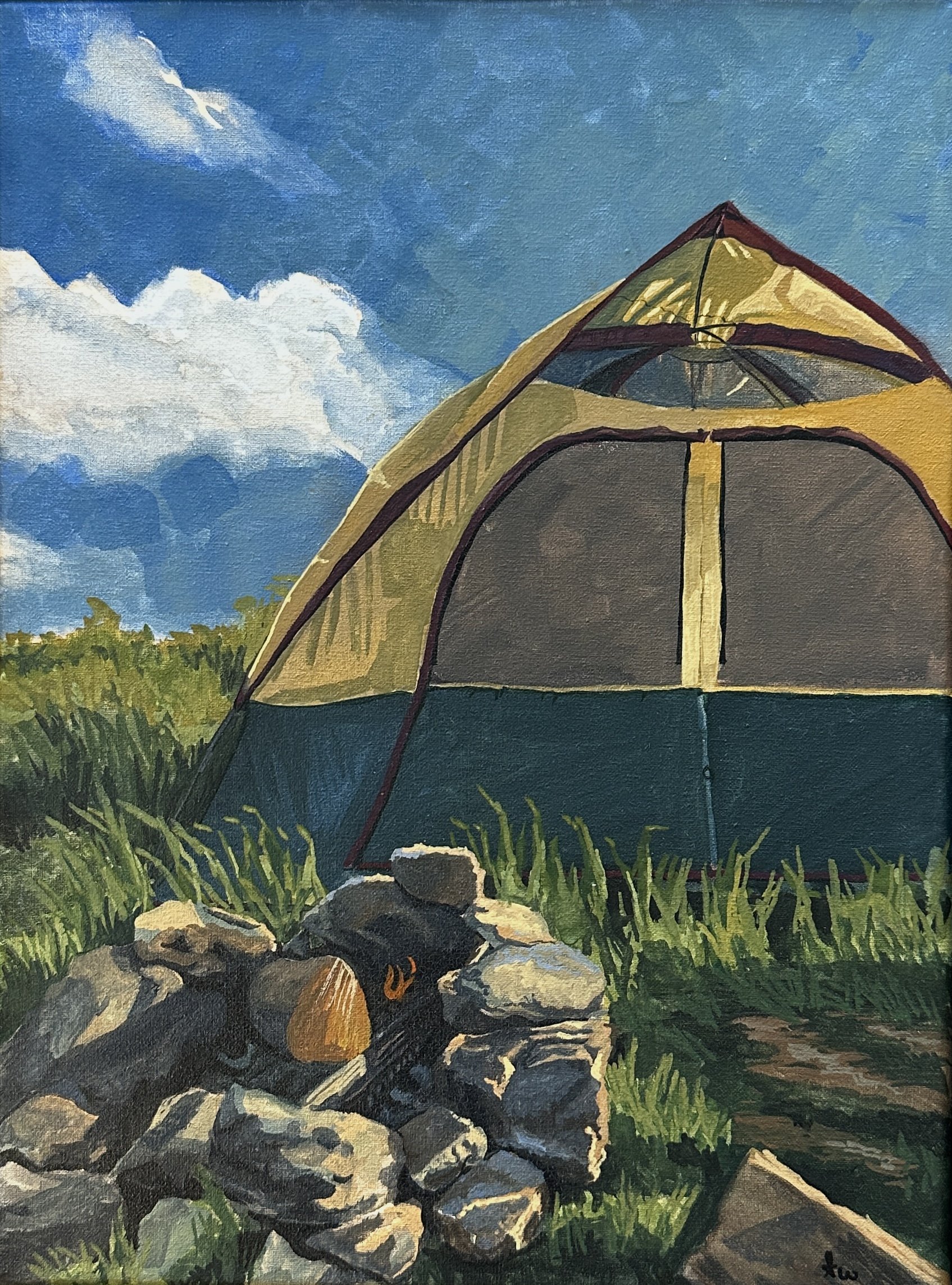 "Day Camp" Original Painting