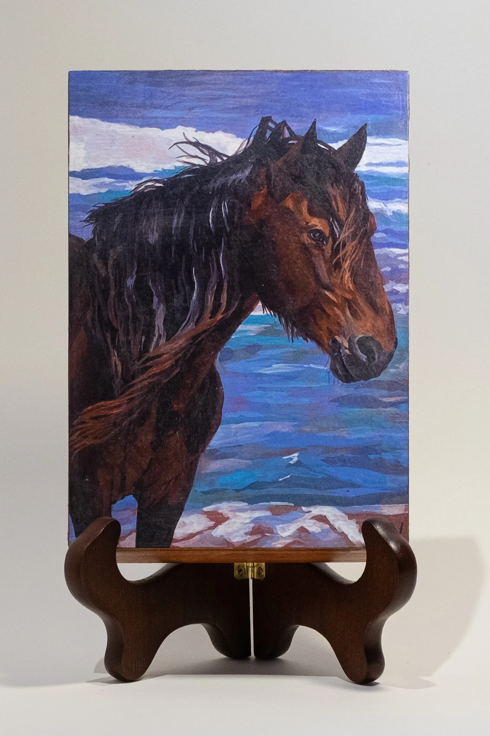 "Sea Spray" Wood Panel Print