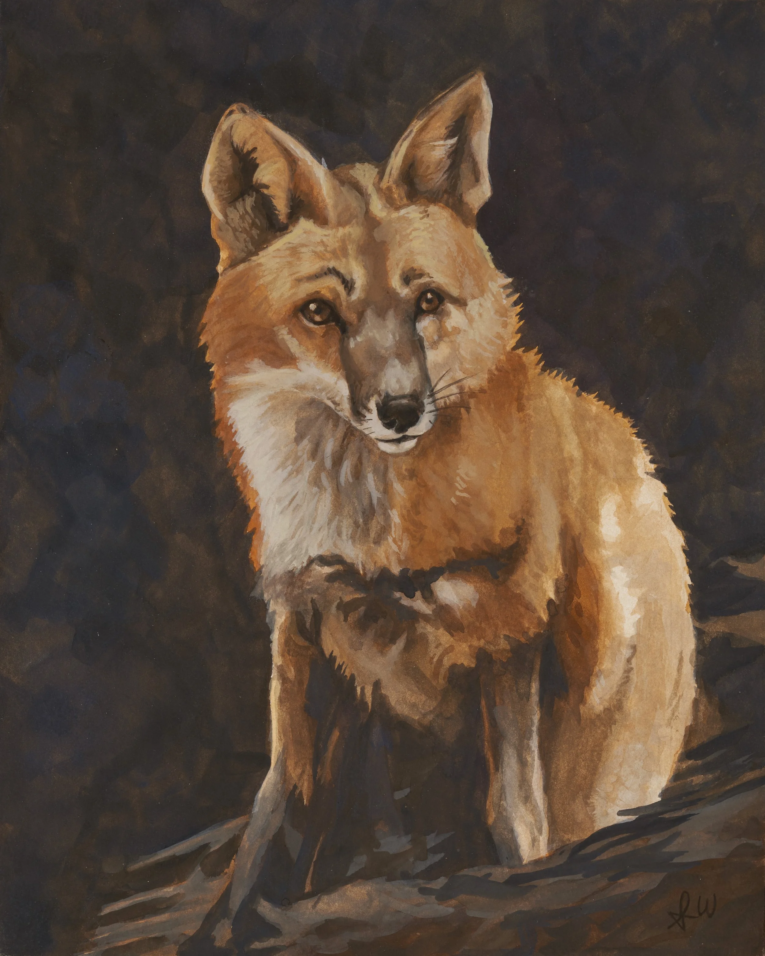 "Foxy Friend" Art Print