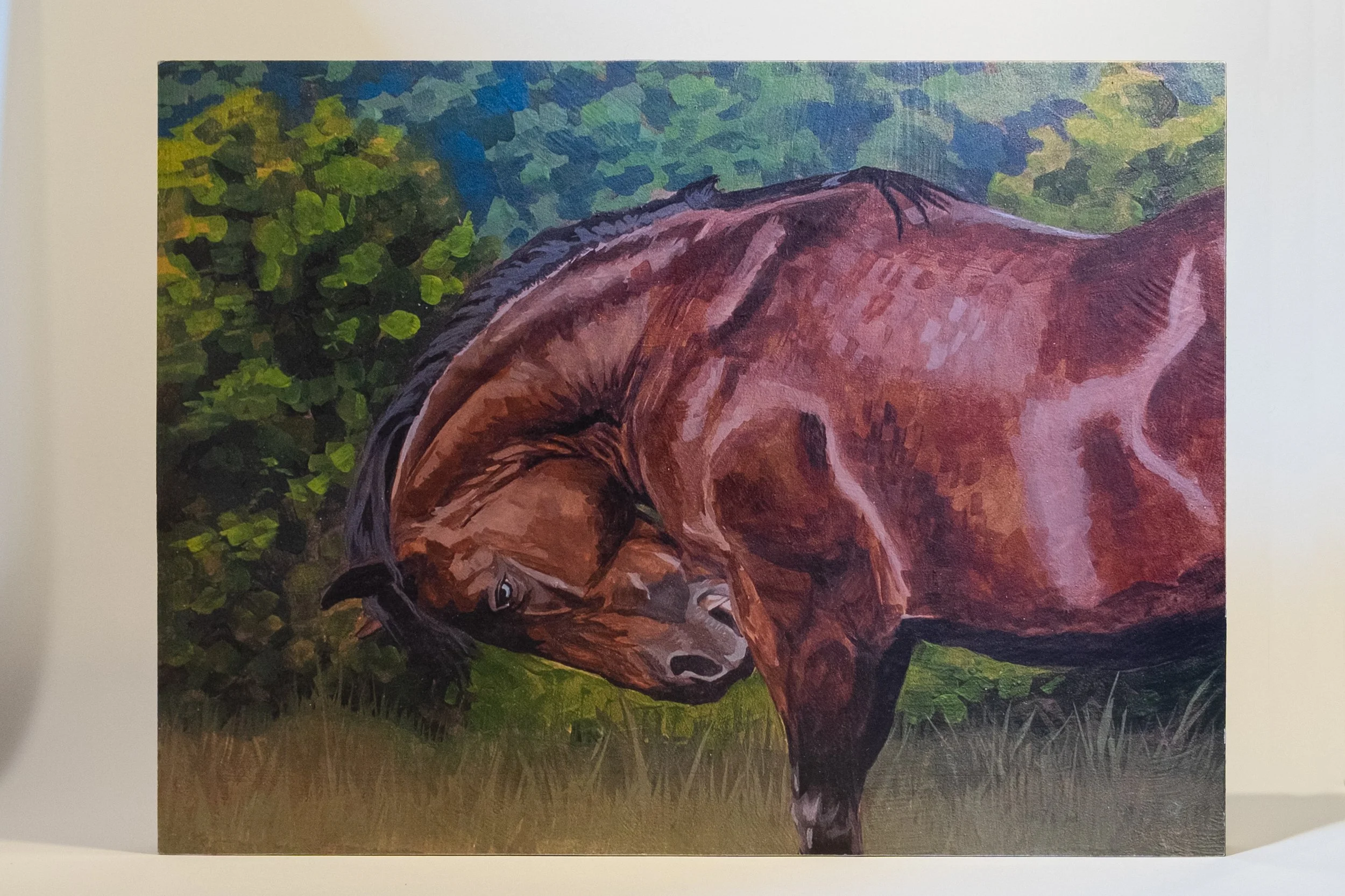 "Candid Moment" Wood Panel Print