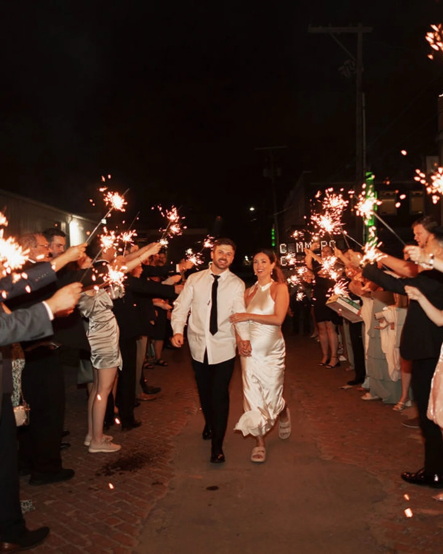 Everything is better with sparklers &amp; champagne 🍾✨