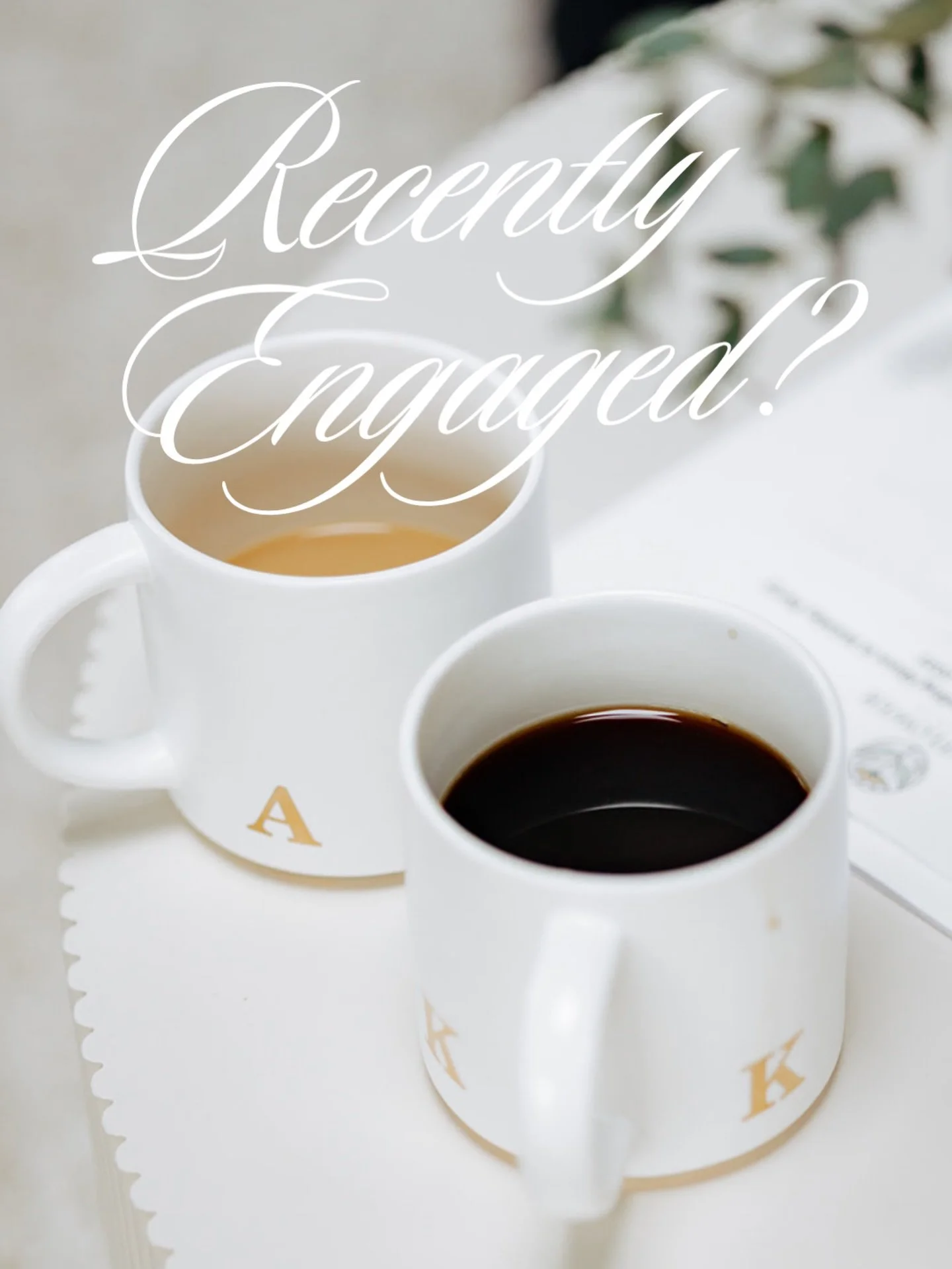 Recently engaged? Let&rsquo;s get coffee &amp; chat!

Whether you&rsquo;re dreaming of something intimate or a full celebration, having guidance early makes everything smoother.

Leave us a comment or message us directly to learn more about how our p