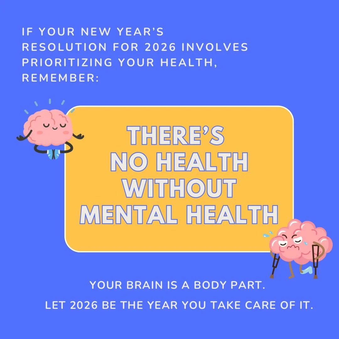 Your brain isn't just connected to your body-- it's literally a body part. And just like the rest of your body, it can get injured, have periods of acute illness or develop a new chronic condition. 

And when your brain doesn't feel good, neither doe