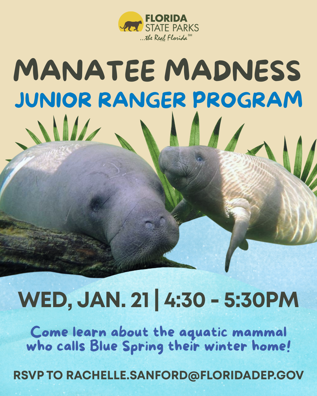 Junior Ranger Program - Manatee Madness
