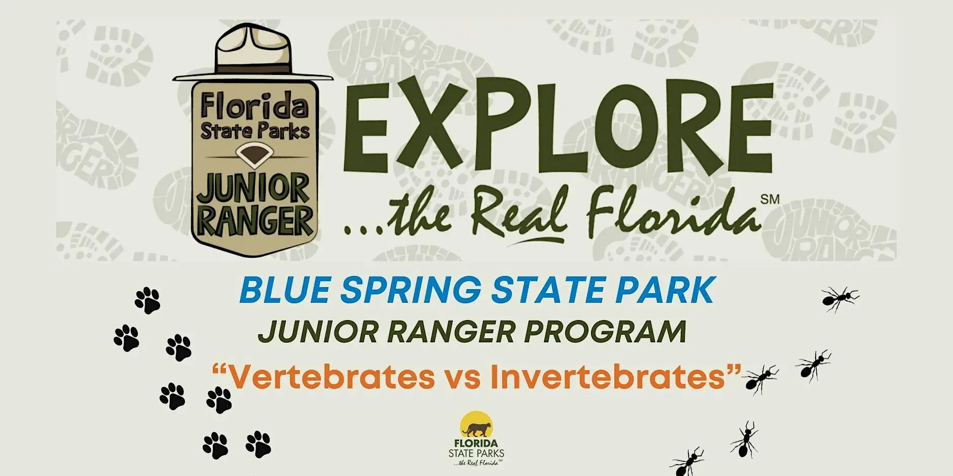 Blue Spring State Park Junior Ranger: Vertebrates vs Invertebrates