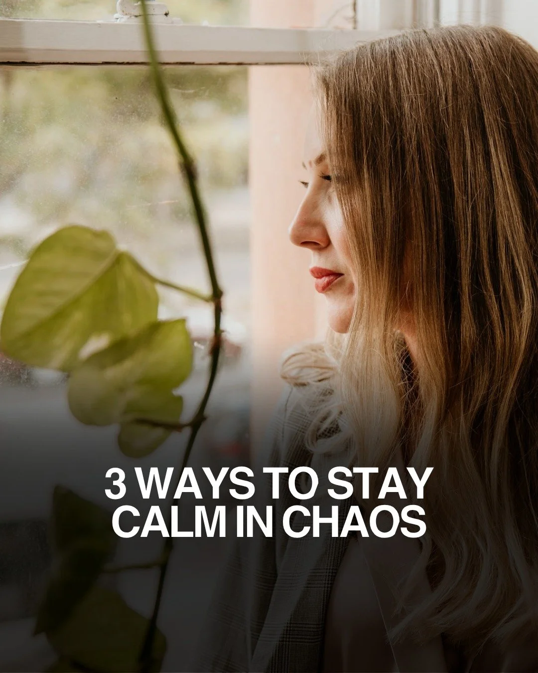 When everything feels like it&rsquo;s spinning, the real power move isn&rsquo;t to do more&mdash;
it&rsquo;s to come home to your center.

We&rsquo;re taught to respond fast, fix everything, hold it all together.
But true calm isn&rsquo;t control&mda