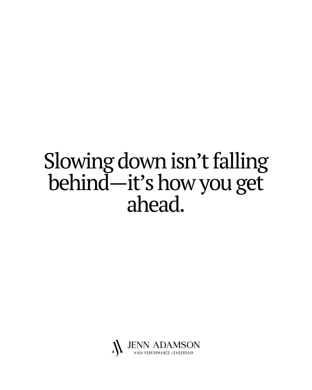 We&rsquo;re taught to solve everything by doing more.
More meetings. More strategy. More motion. 

But here&rsquo;s the truth: clarity doesn&rsquo;t come from constant movement.

It comes from the pause between the noise &mdash; the moment you finall
