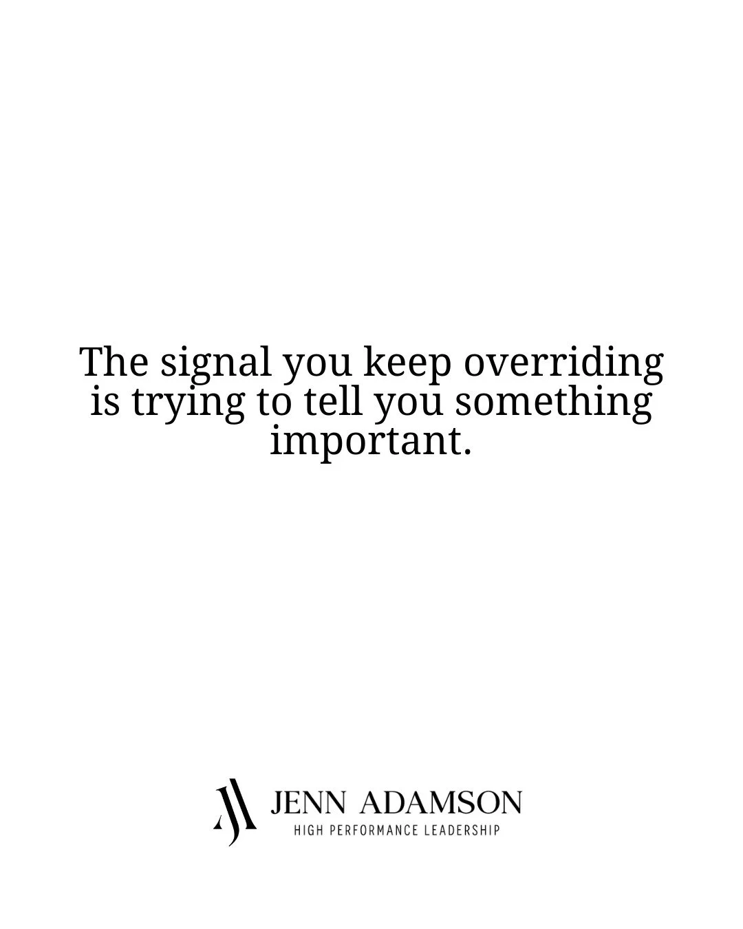 We&rsquo;ve been taught to push through it. Prove our capacity by how much we can endure. Wear the exhaustion like a badge of honor.

But exhaustion is intelligence. 

It&rsquo;s your nervous system signaling that something is out of alignment, wheth