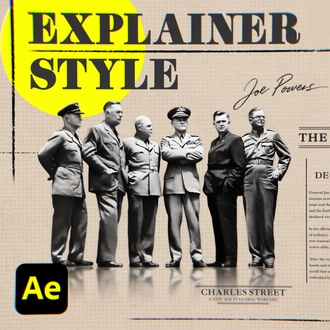 Project File: Newspaper Animation, Explainer Style | Adobe After Effects