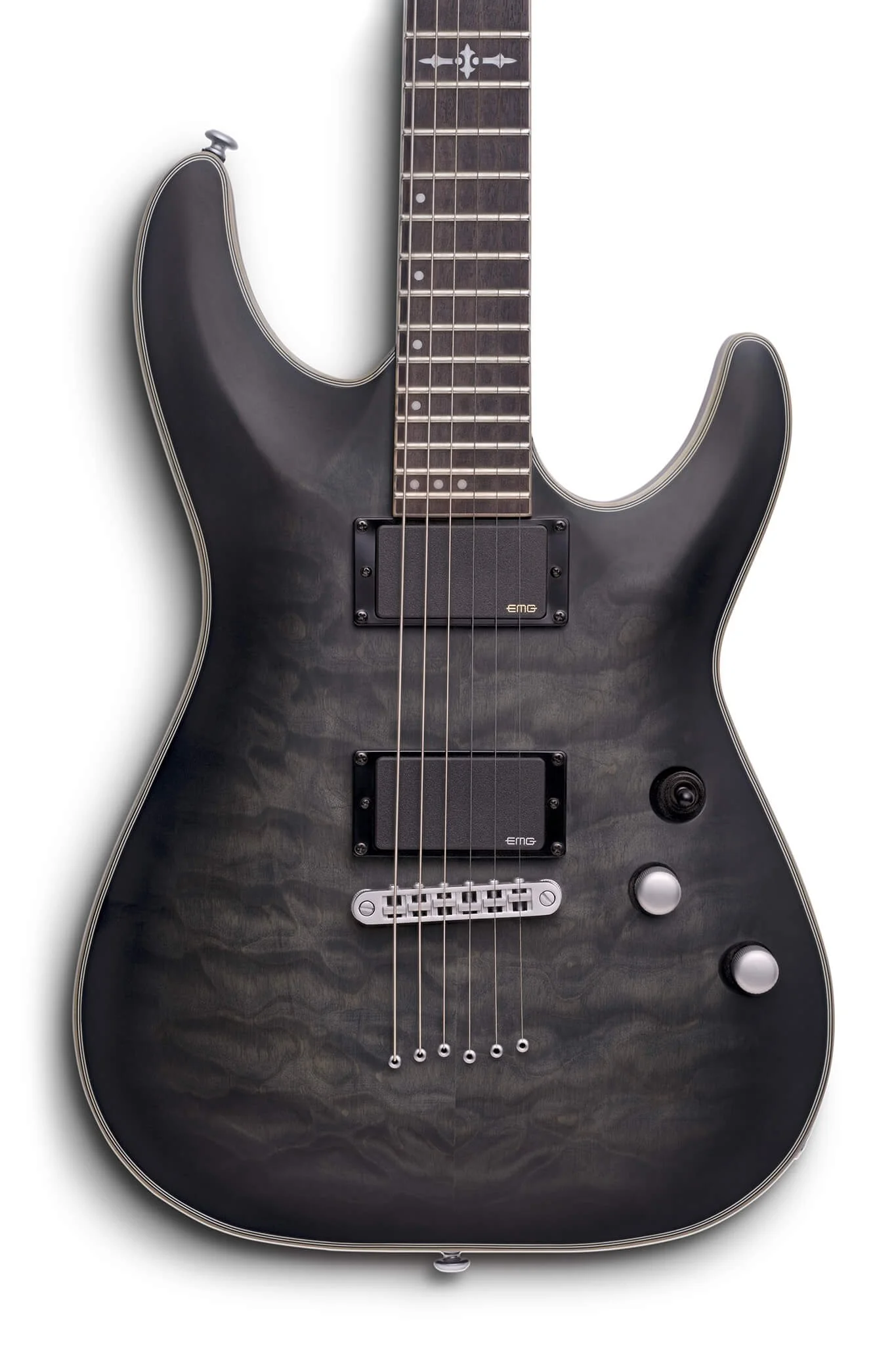 Schecter Electric Guitar on White