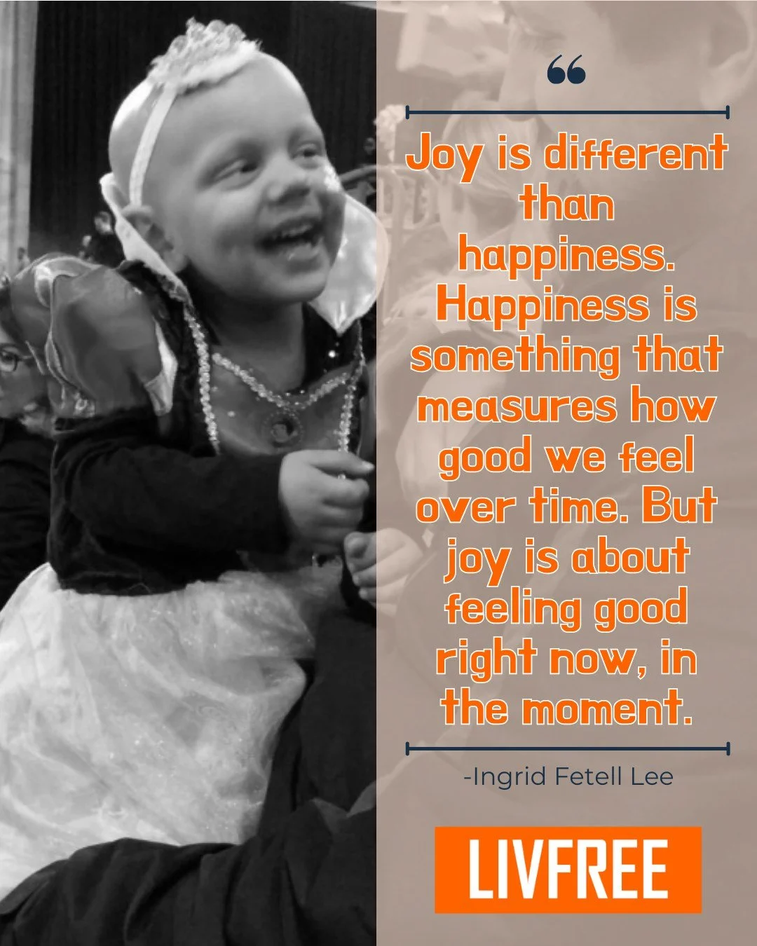 Life is hectic, and it&rsquo;s easy to forget how much joy matters. So as we enter the holiday season, LivFree is here to share simple reminders of the power of joy, paired with real smiles from our LivFree kids.

Even in the hardest times, they show