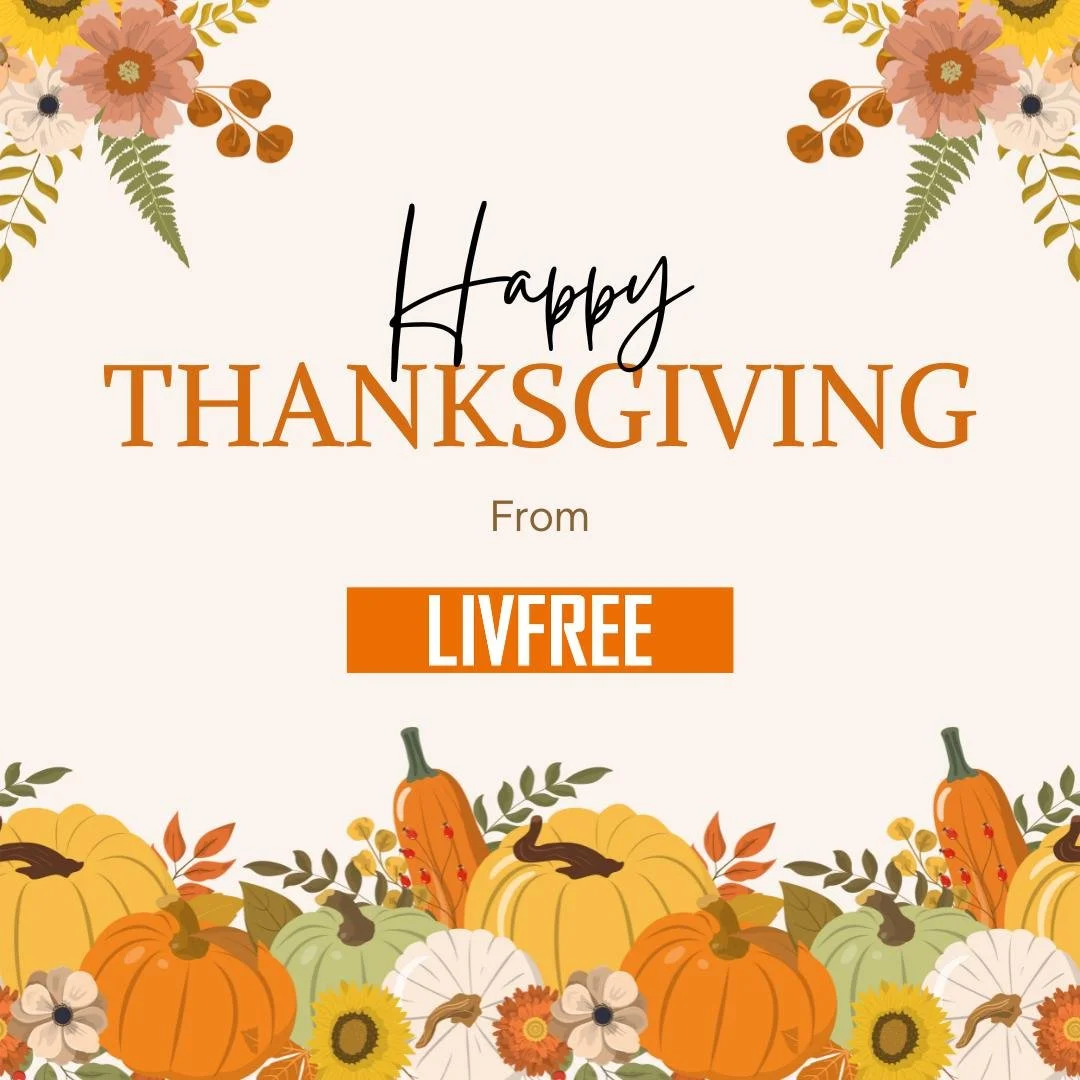 Happy Thanksgiving from LivFree!
Today we&rsquo;re extra grateful for the families we serve, the moments of joy we get to create together, and the community that makes it all possible. 🧡🍁