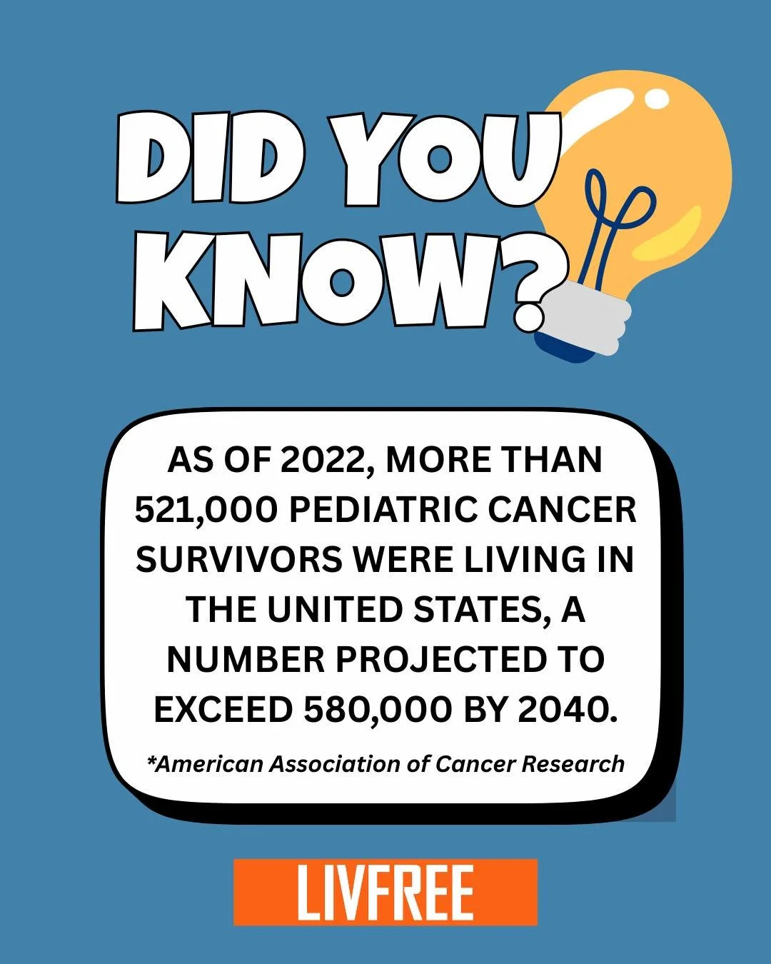 LivFree helps to support pediatric cancer families at all stages of their journey. For many, our moments of joy bring normalcy, celebration, and reminders of life&rsquo;s brightest moments- especially throughout survivorship.