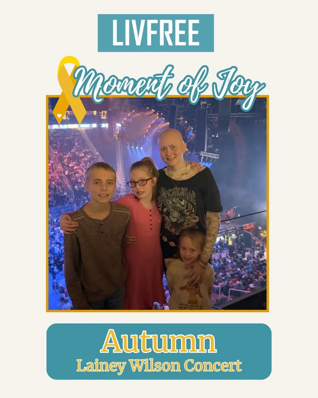 A night of memories and country music for Autumn and her siblings at a Lainey Wilson concert 🤠🎶🎤