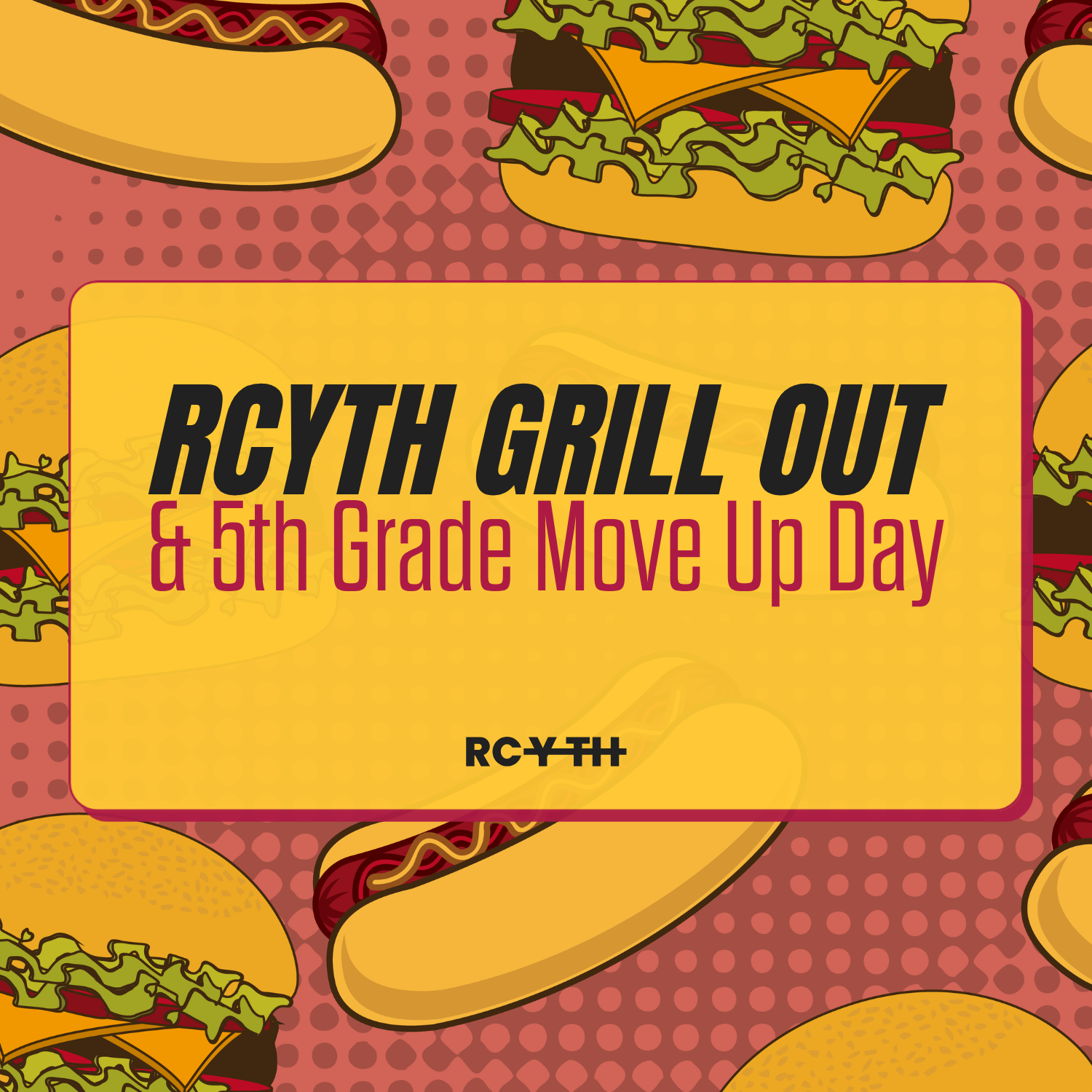 RCYTH Grill Out &amp; 5th Grade Move Up