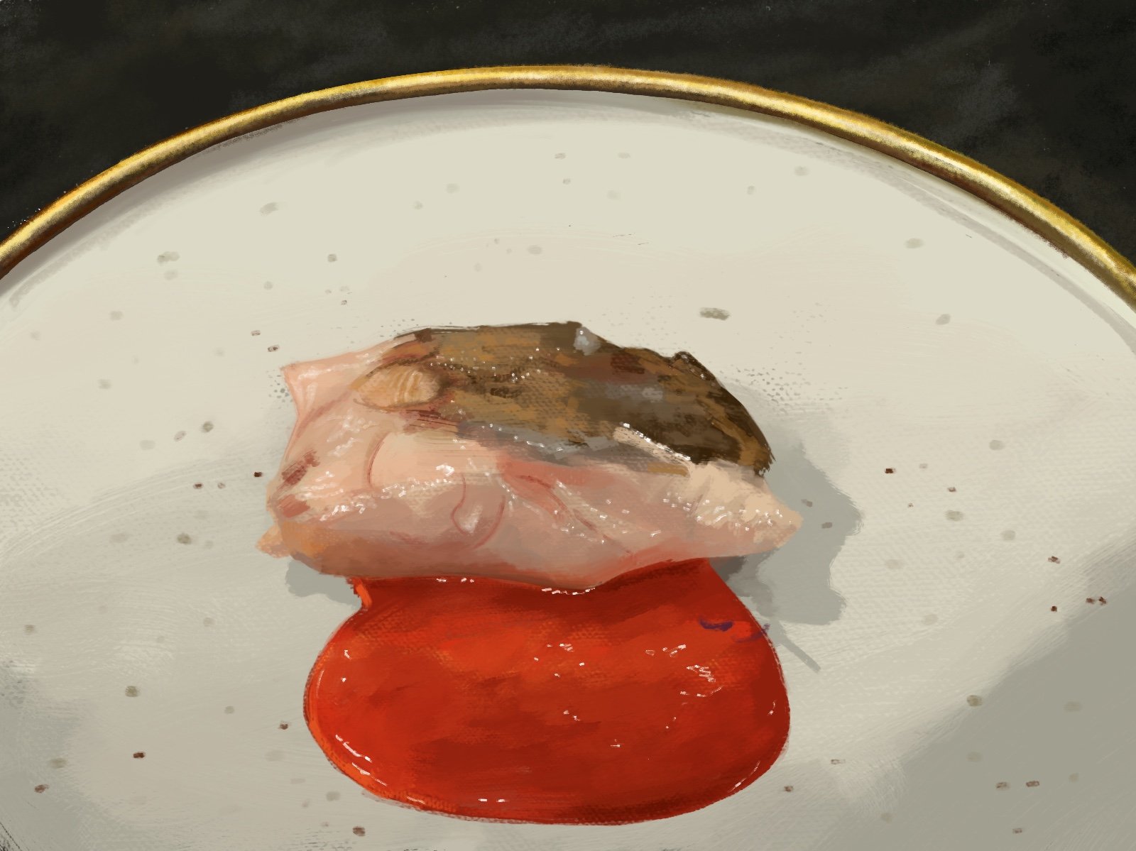 Food Illustration for El Confidencial (2023) Digital 1600x 1199px