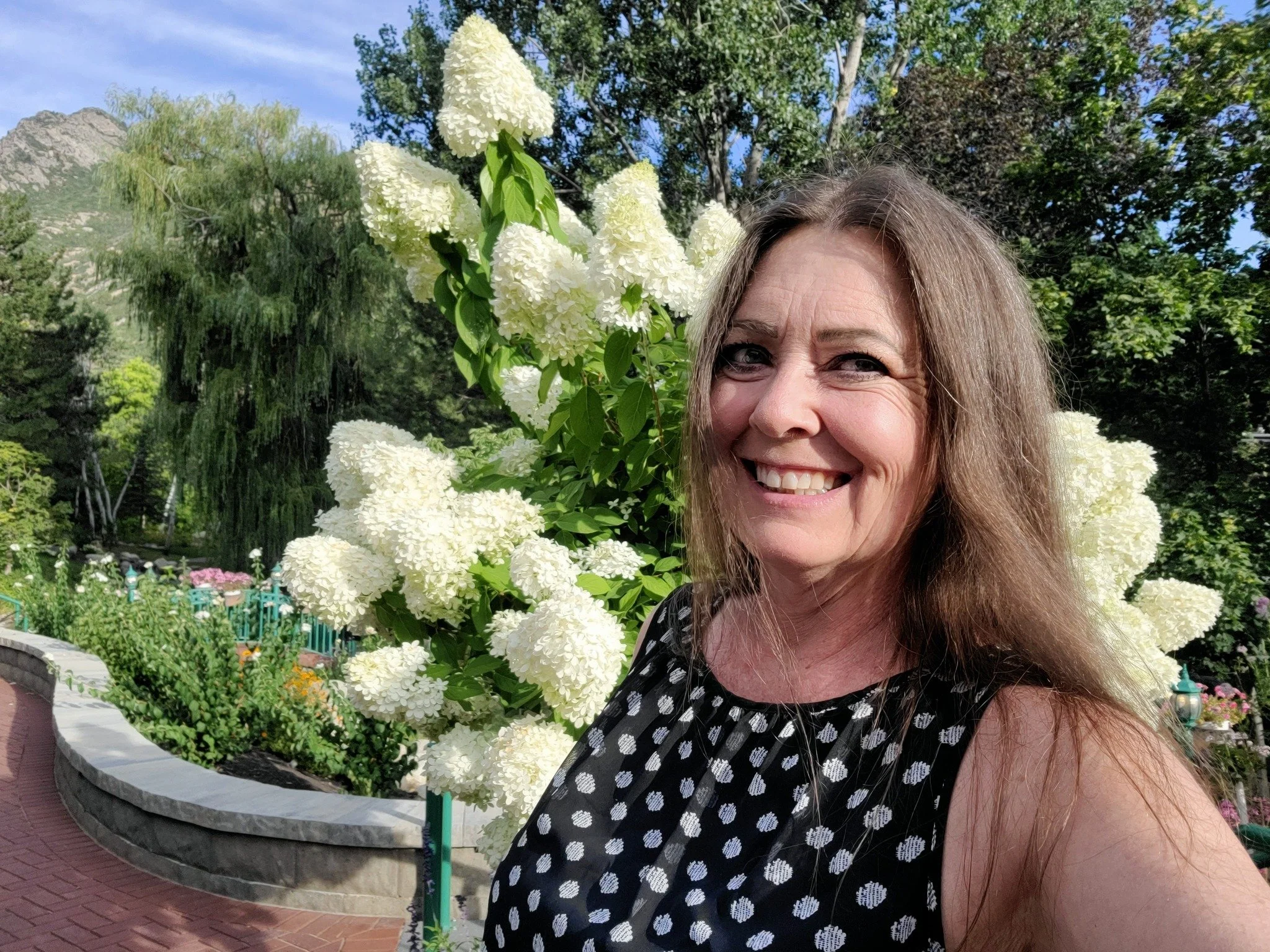 Nancy dressed up and enjoying a night out in August 2025.