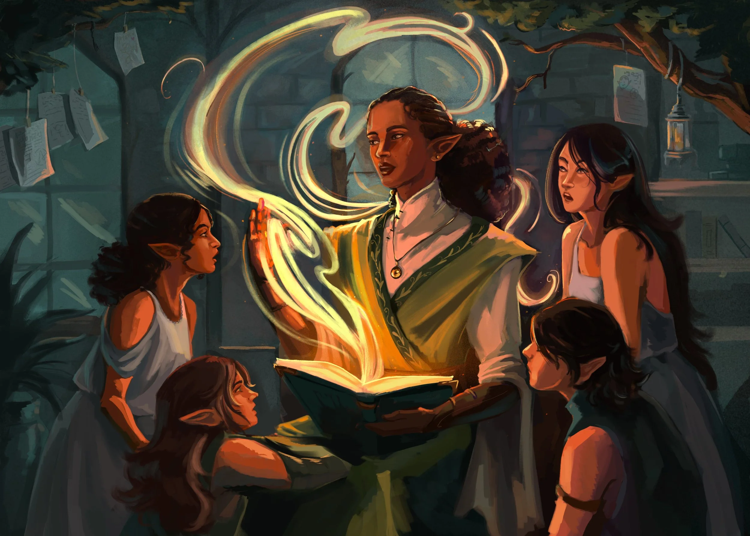 "Elvish Host" Mock-MTG Card - 2025