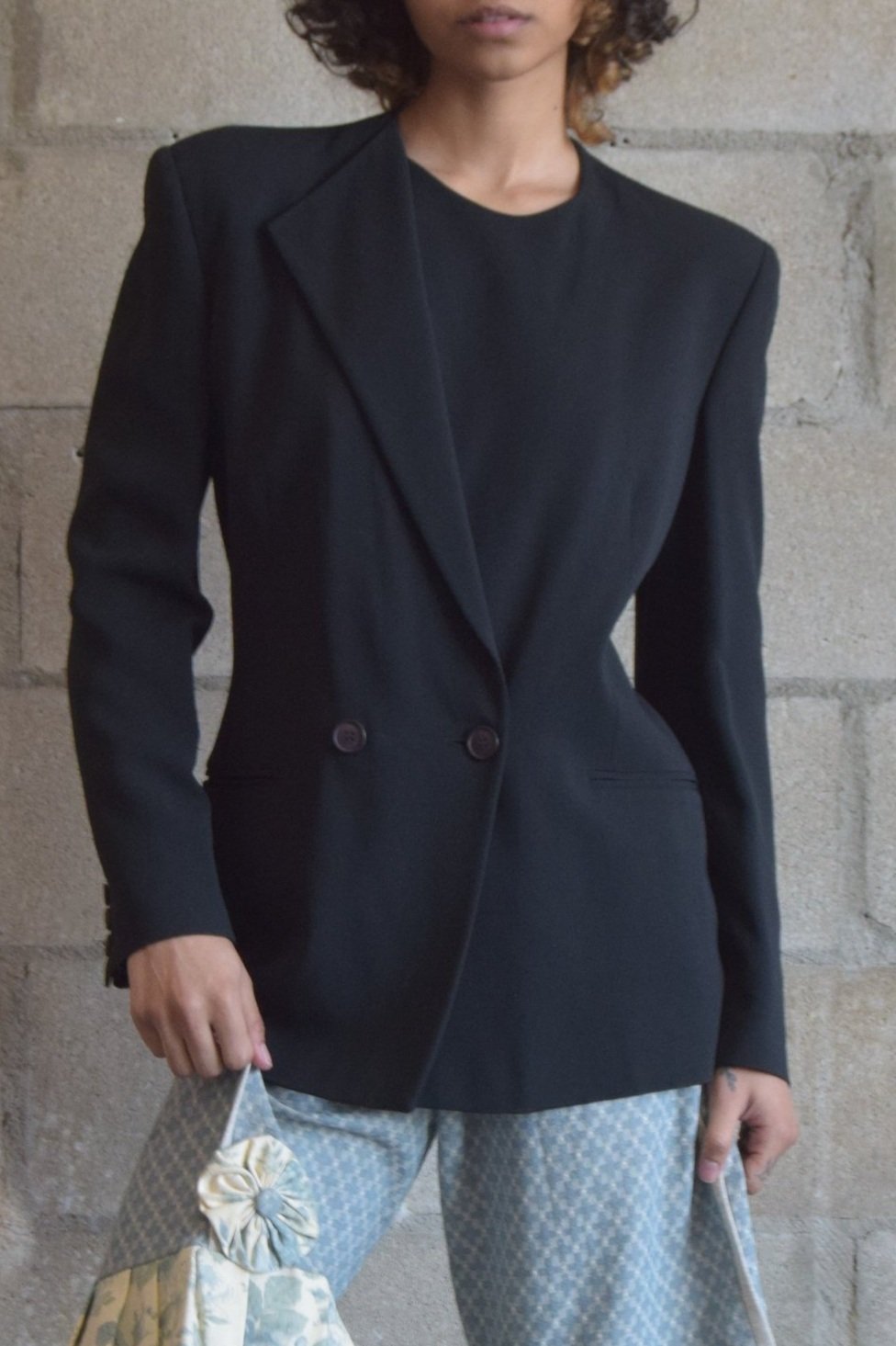 EMPORIO ARMANI Black Blazer