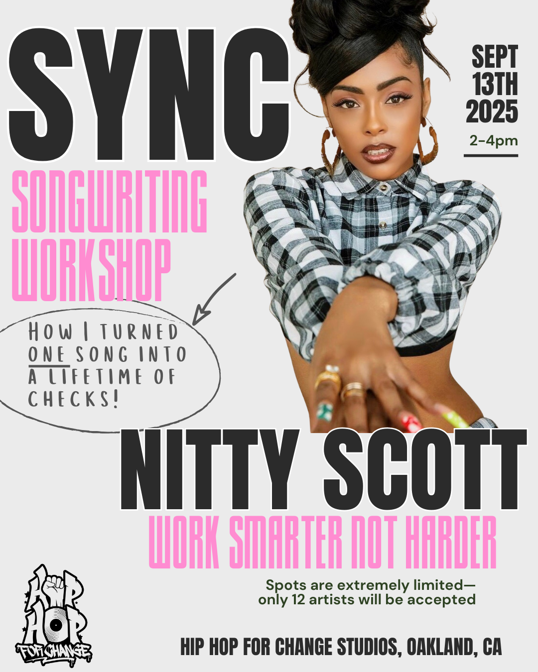 🎶 Sync Songwriting Workshop w/ Nitty Scott 