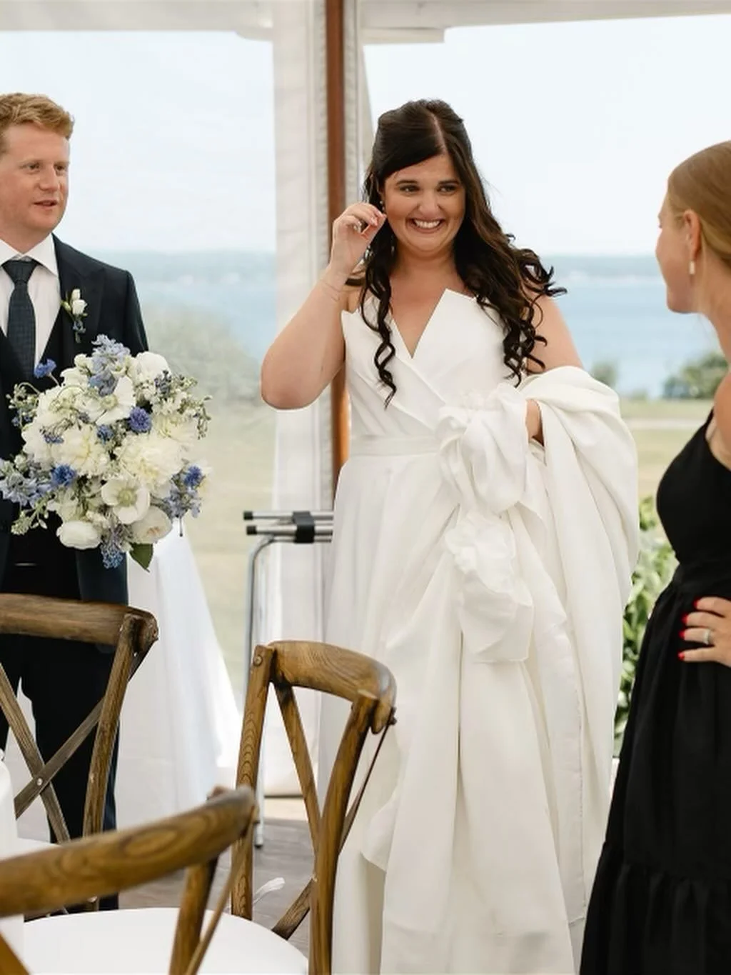 One of my favorite parts of the day is when the couple sees the reception for the first time. All of the meetings, emails, calls, photos and ideas sent back and forth come to life. And if you do it right, it&rsquo;s perfect and brings the bride to te