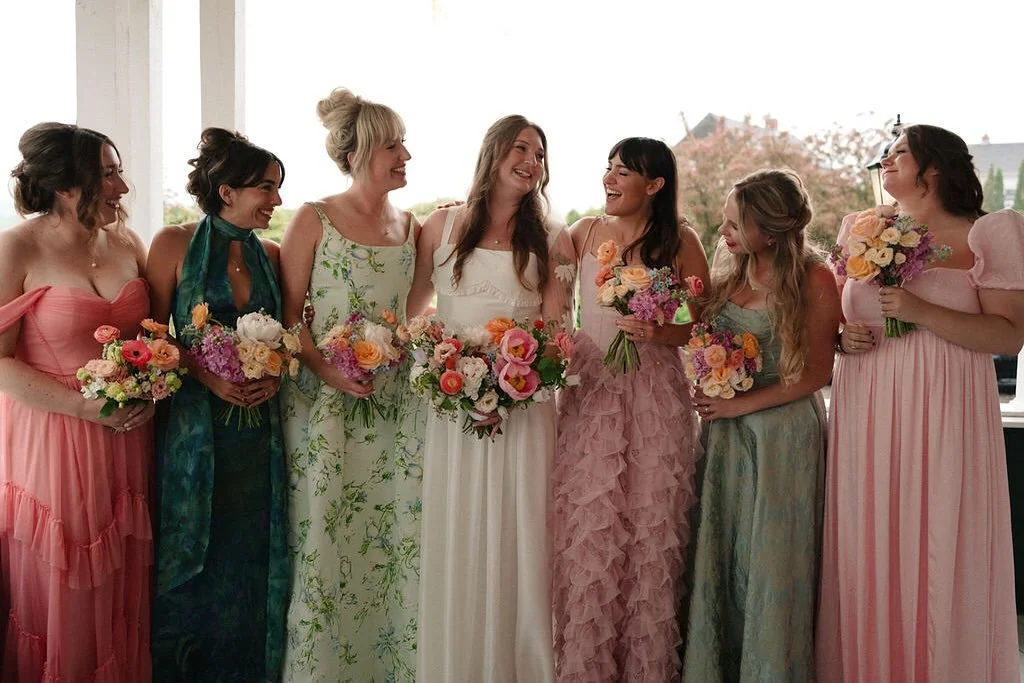 No rules for bridesmaids dresses. Feel beautiful in what makes you, you.