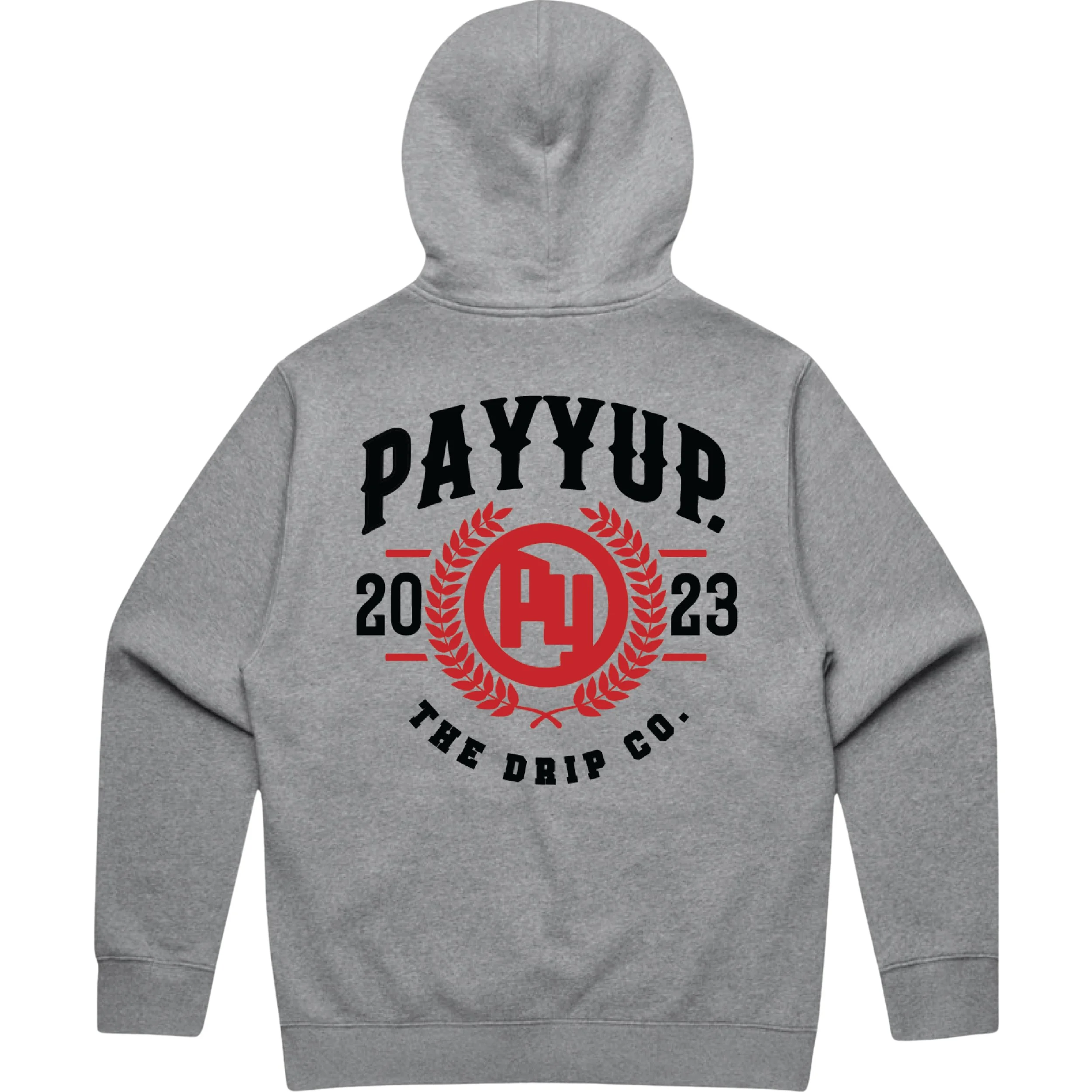 ROSES Hoodie_ BLACK Logo _ GREY Hoodie BACK.jpg