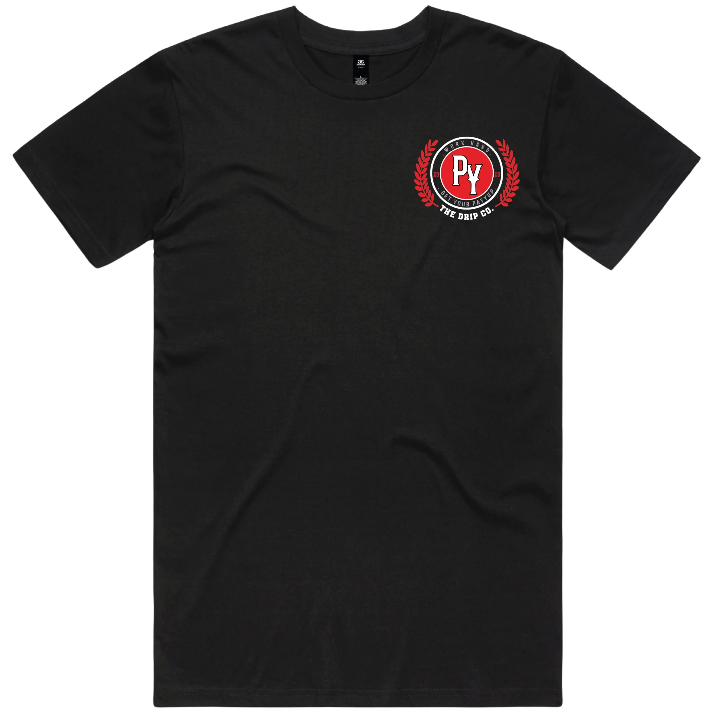 FURNACE Tee_ WHITE Logo _ BLACK Tee FRONT.jpg