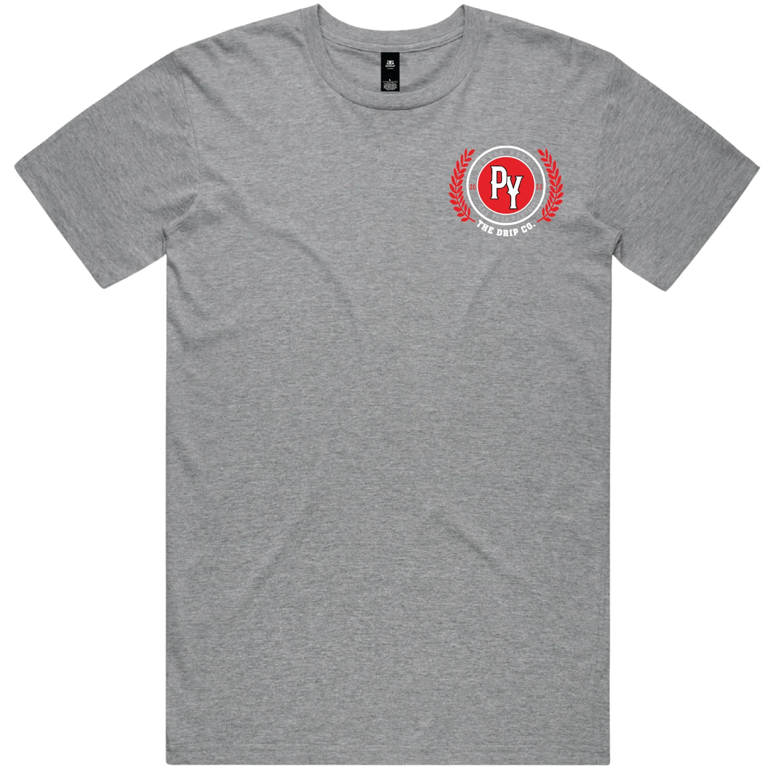 FURNACE Tee_ WHITE Logo _ GREY Tee FRONT.jpg