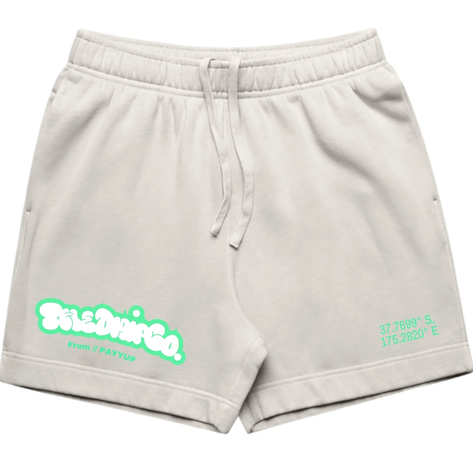 TDC Shorts_ LIME Logo _ FADED BONE Shorts.jpg