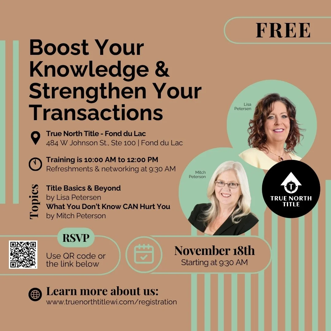 Sign up for free title basics training with True North Title