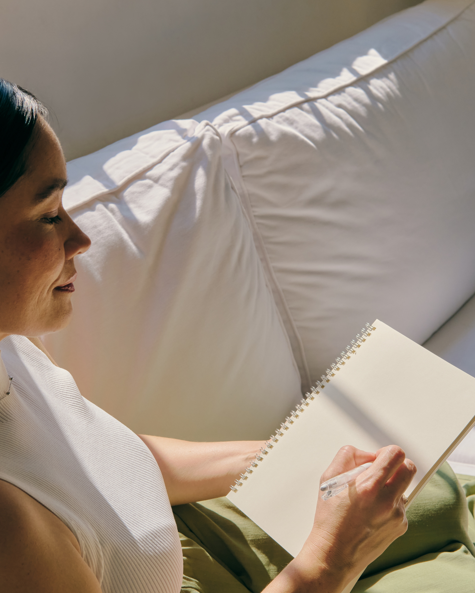 Flexible coaching sessions, available online or in-person, designed to help women embrace calm and clarity.